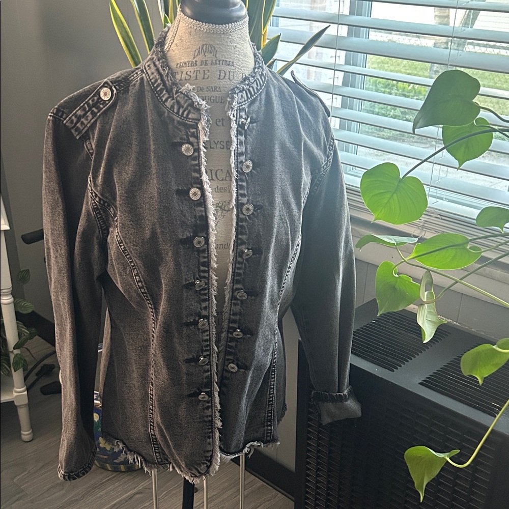 Women's Black Denim Jacket